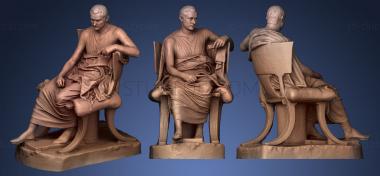 3D model Seated Roman (STL)